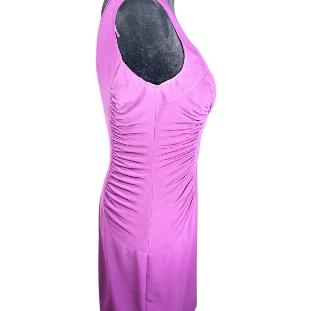 Andre Oliver Pink Ruched Sheath Mini Dress - Picture 5 of 7